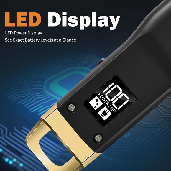 Beard Trimmer for Men - Rechargeable Men's Hair Clippers & Razor, Cordless Hair - Picture 5 of 7